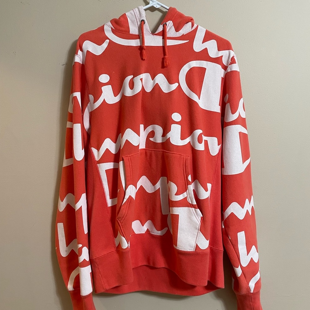 Champion hoodie.